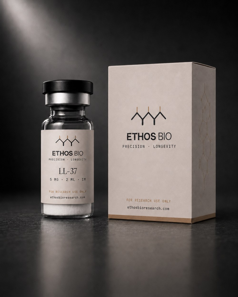 LL-37 vial and box