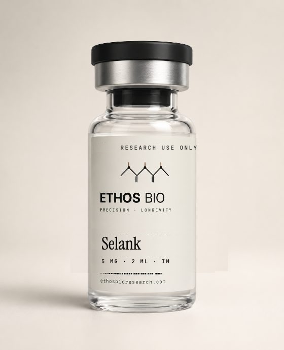 Selank 5 mg research peptide vial